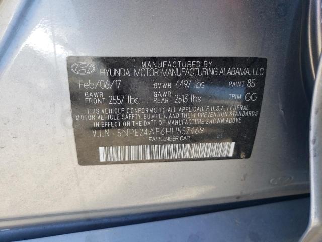 VIN 5NPE24AF6HH557469 2017 HYUNDAI SONATA no.12