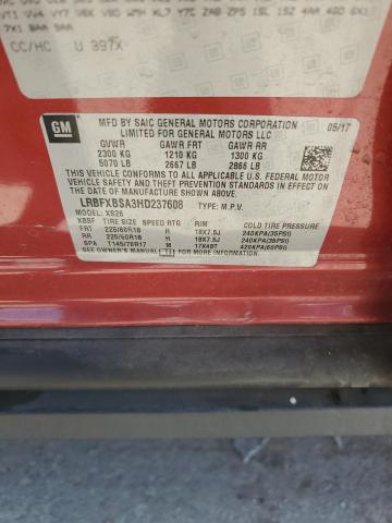 2017 BUICK ENVISION E - LRBFXBSA3HD237608