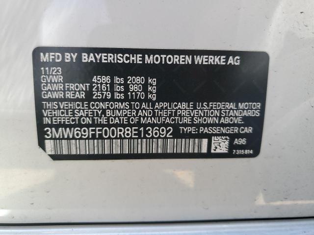 VIN 3MW69FF00R8E13692 2024 BMW 3 Series, 330I no.12