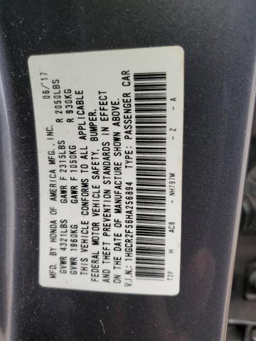 2017 HONDA ACCORD SPO - 1HGCR2F56HA256894