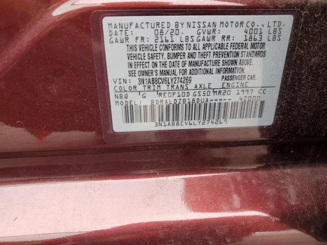 2020 NISSAN SENTRA SV - 3N1AB8CV6LY274269