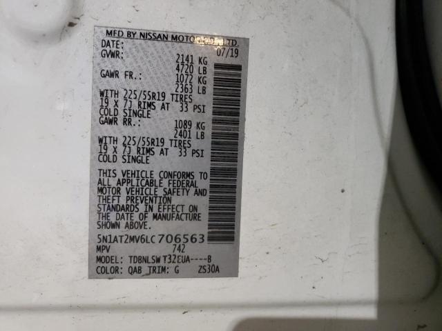 2020 NISSAN ROGUE S - 5N1AT2MV6LC706563