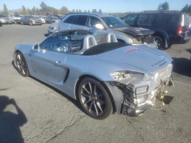 PORSCHE BOXSTER S 2016 silver  gas WP0CB2A86GS140284 photo #3