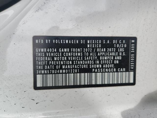2021 VOLKSWAGEN JETTA S - 3VWN57BU4MM012281