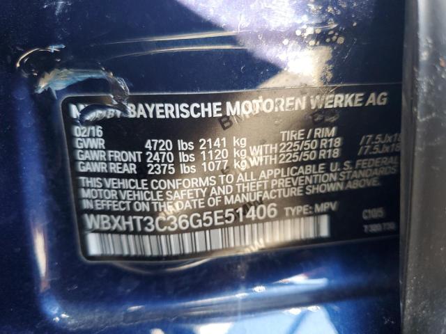2016 BMW X1 XDRIVE2 - WBXHT3C36G5E51406