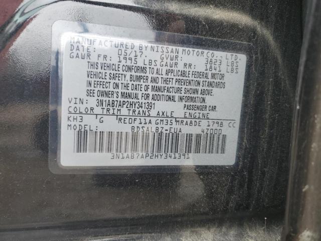 2017 NISSAN SENTRA S - 3N1AB7AP2HY341391