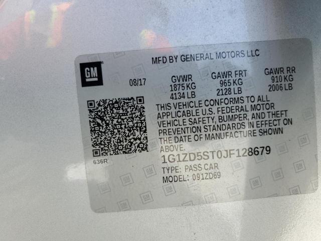 2018 CHEVROLET MALIBU LT - 1G1ZD5ST0JF128679