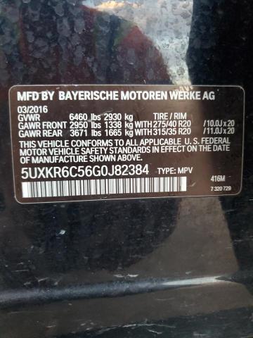 2016 BMW X5 XDRIVE5 - 5UXKR6C56G0J82384