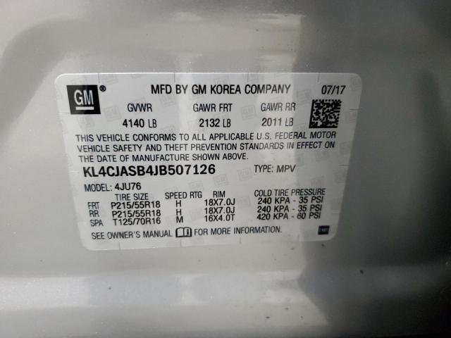 2018 BUICK ENCORE PRE - KL4CJASB4JB507126