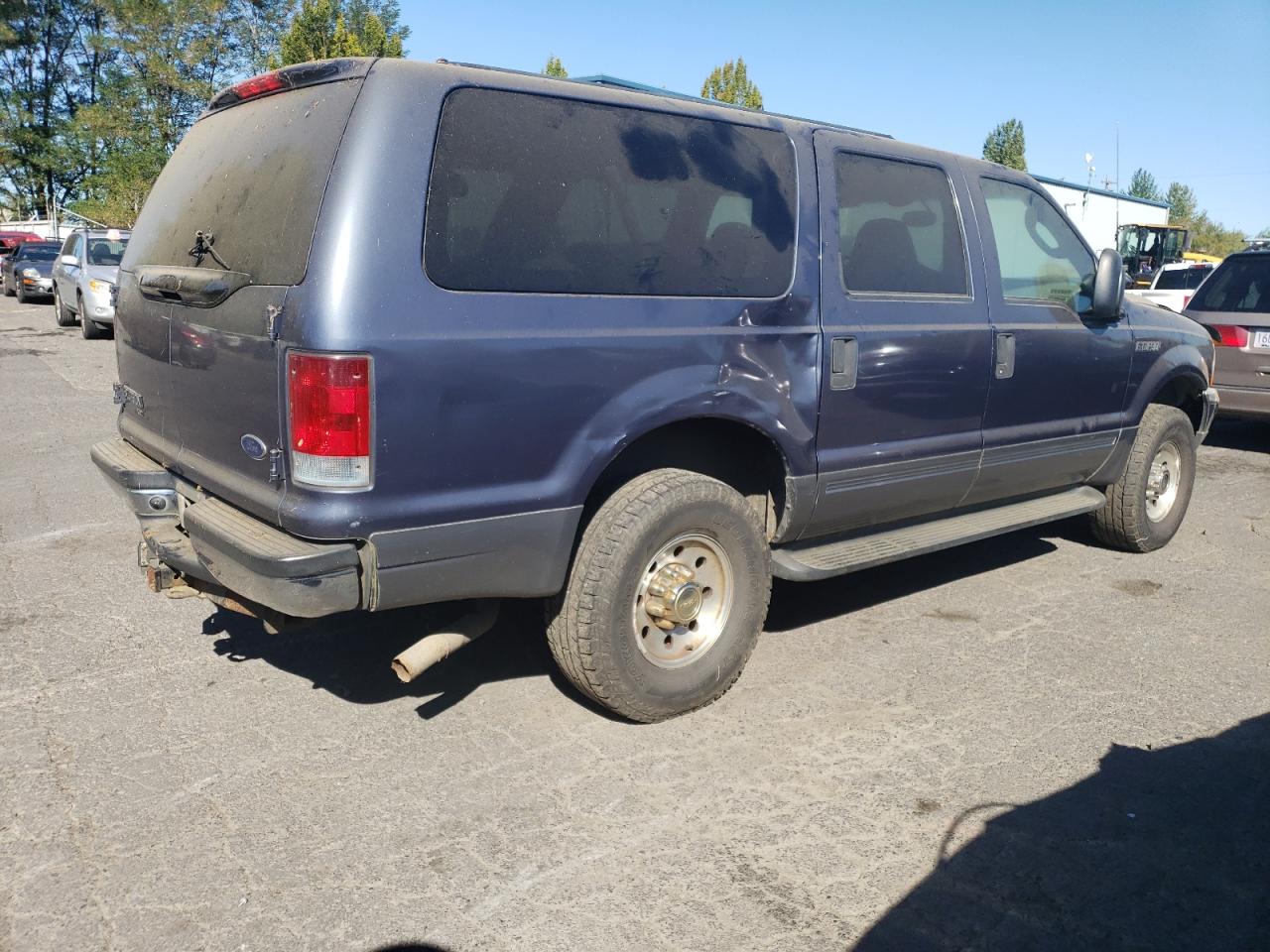 FORD EXCURSION 2003 blue  gas 1FMNU41S83EA16158 photo #4