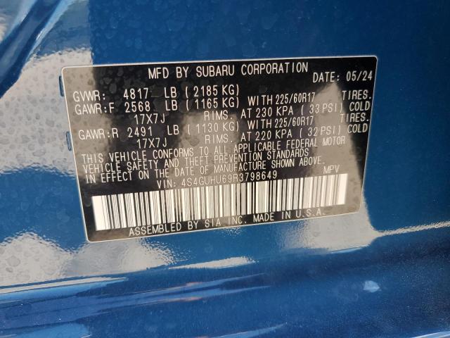 2024 SUBARU CROSSTREK - 4S4GUHU69R3798649