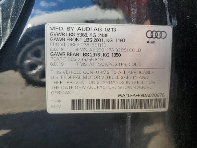 VIN WA1LFAFP9DA070676 2013 Audi Q5, Premium Plus no.13