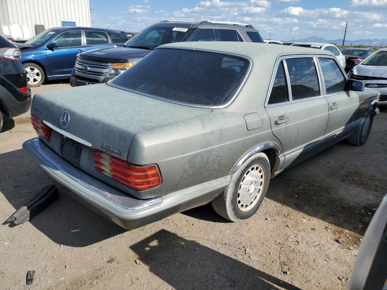 MERCEDES-BENZ 300 SDL 1987 charcoal sedan 4d diesel WDBCB25D6HA329157 photo #4