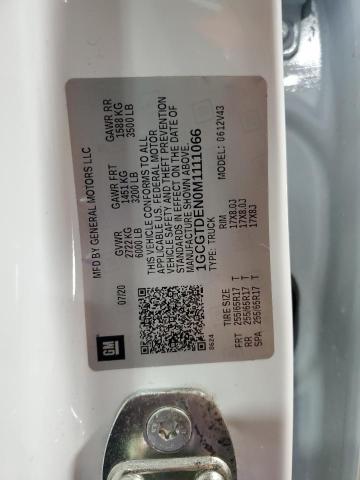 2021 CHEVROLET COLORADO Z - 1GCGTDEN0M1111066