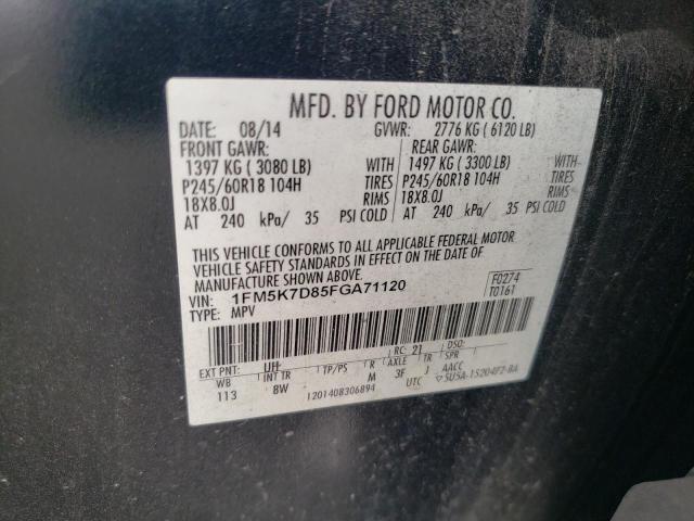 2015 FORD EXPLORER X - 1FM5K7D85FGA71120