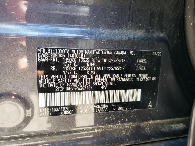 2023 TOYOTA RAV4 LE - 2T3F1RFV5PW367187