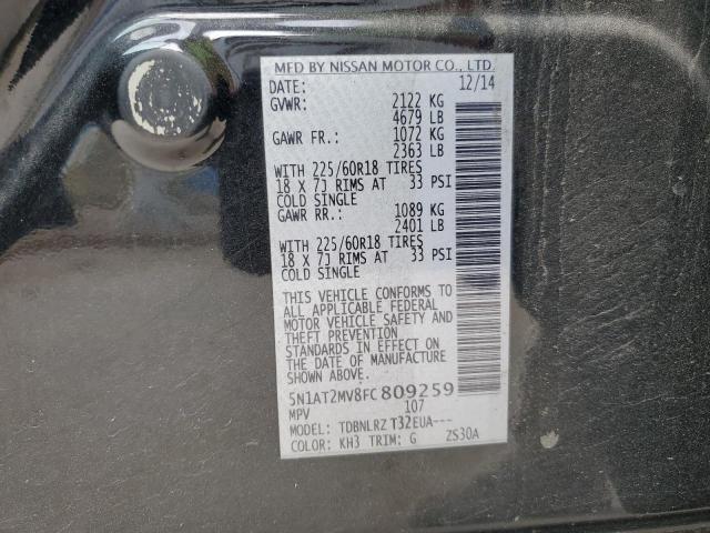 2015 NISSAN ROGUE S - 5N1AT2MV8FC809259