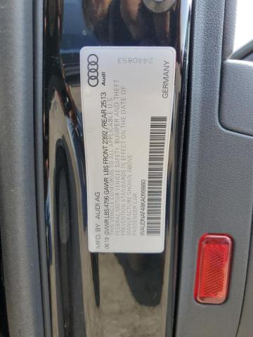 VIN WAUDNAF48KA099860 2019 Audi A4, Premium no.12