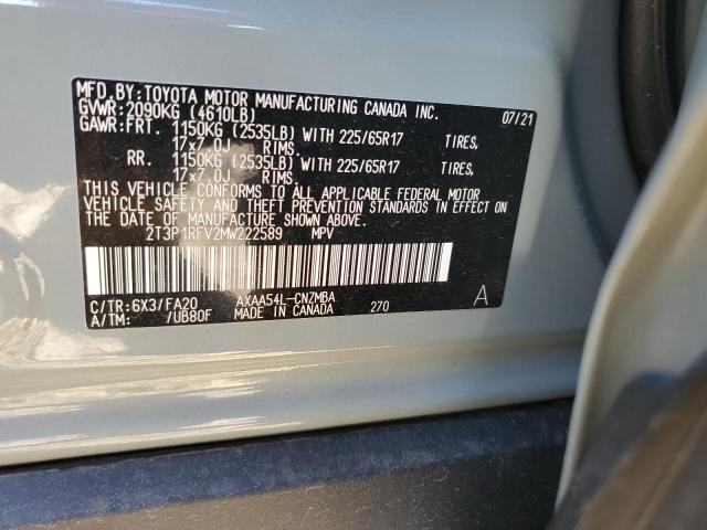 2021 TOYOTA RAV4 XLE - 2T3P1RFV2MW222589