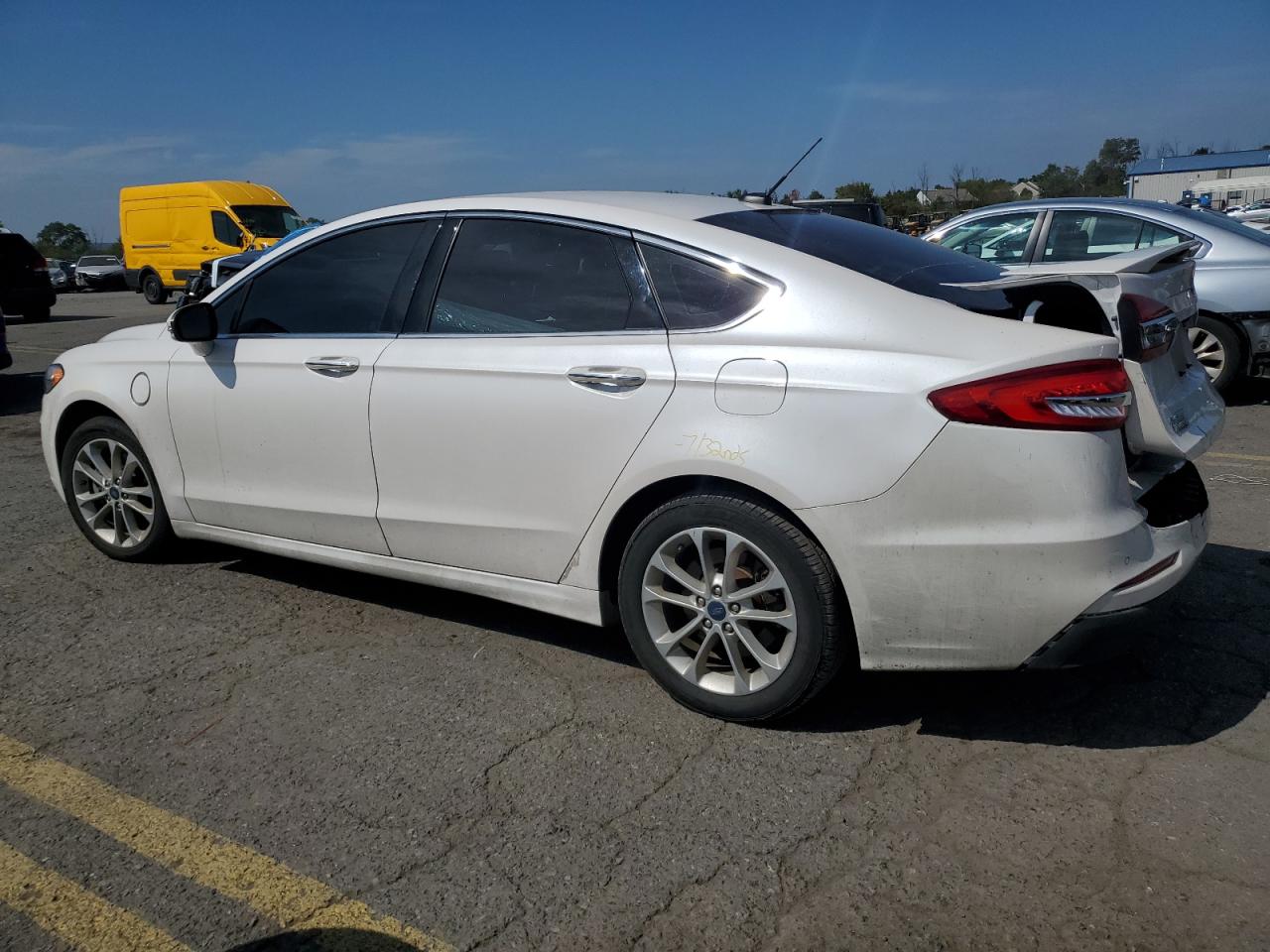 Lot #2994093267 2019 FORD FUSION TIT