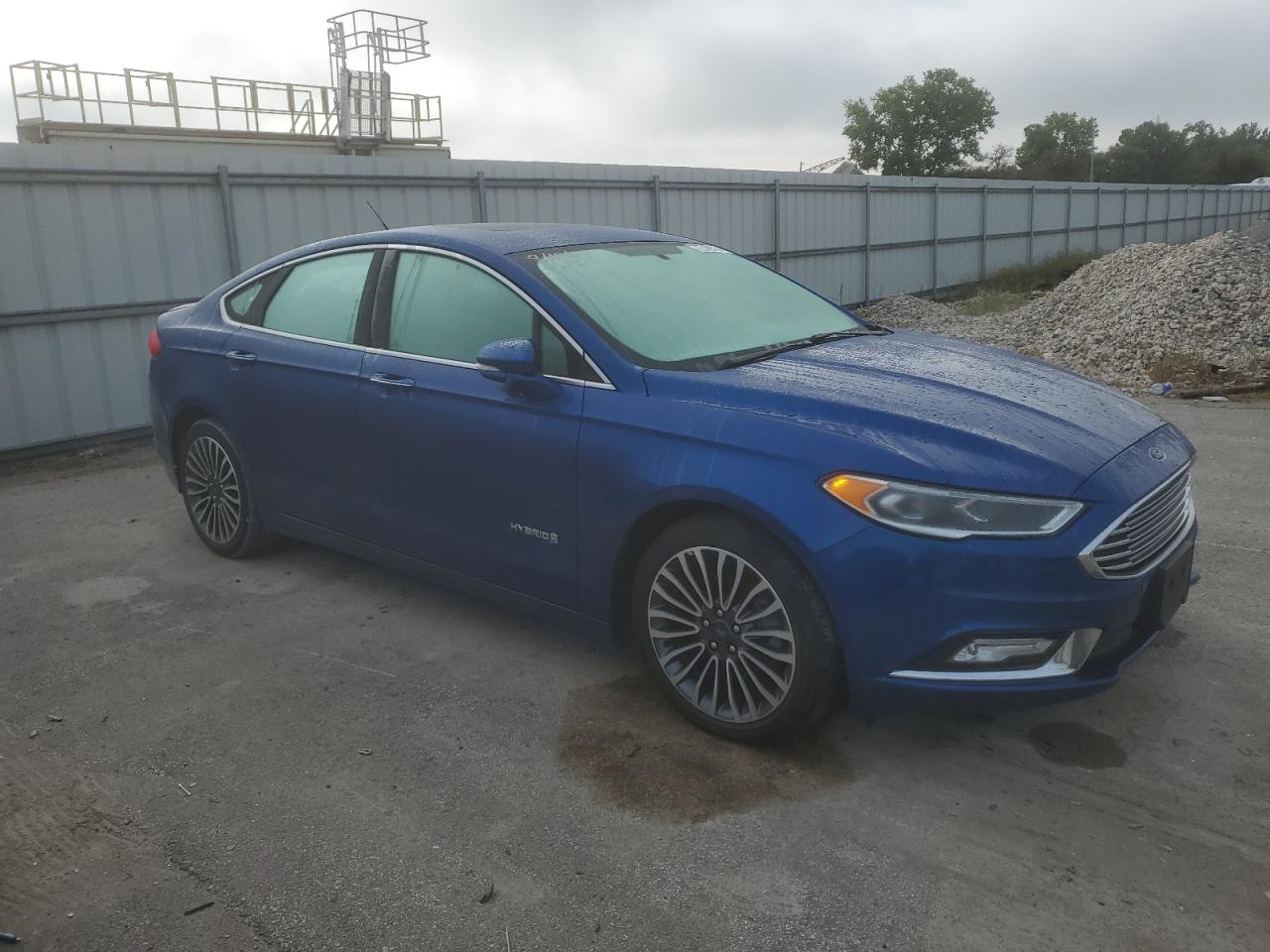 Lot #2928944739 2017 FORD FUSION TIT