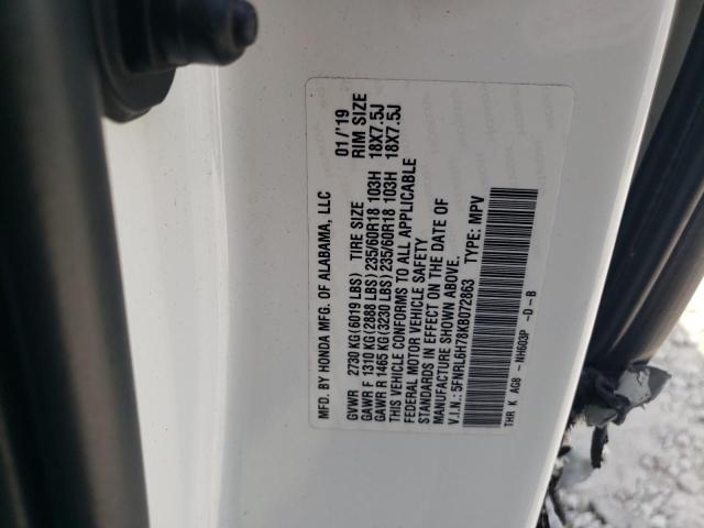 2019 HONDA ODYSSEY EX - 5FNRL6H78KB072863