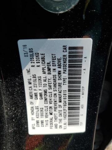 2016 HONDA ACCORD EX - 1HGCR2F78GA160815