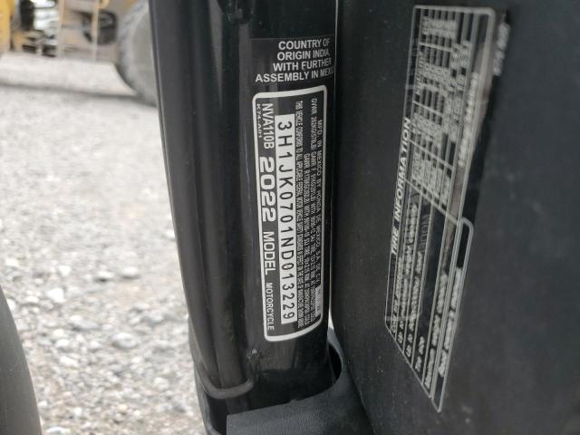 2022 HONDA NVA110 B - 3H1JK0701ND013229