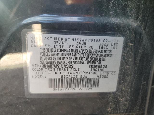 VIN 3N1AB7AP2HL720629 2017 Nissan Sentra, S no.12