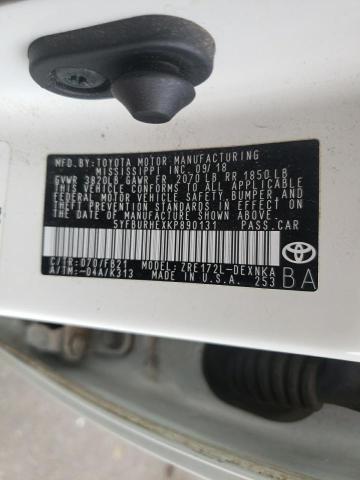 VIN 5YFBURHEXKP890131 2019 Toyota Corolla, L no.13