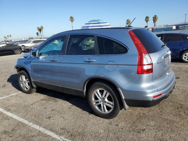 HONDA CR-V EXL 2011 blue  gas 5J6RE3H77BL016414 photo #3