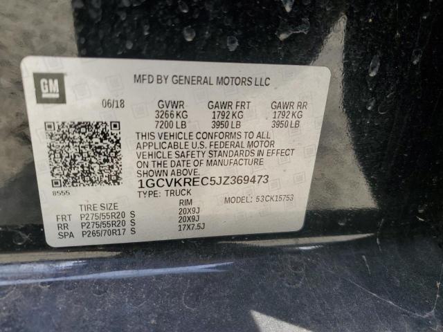 VIN 1GCVKREC5JZ369473 2018 Chevrolet Silverado, K15... no.12