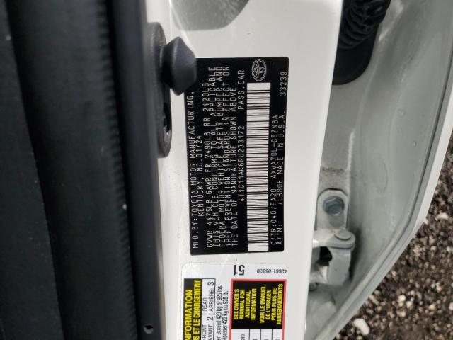 2024 TOYOTA CAMRY LE - 4T1C11AK6RU233172