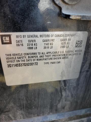 2016 CHEVROLET IMPALA LTZ - 2G1145S37G9208172