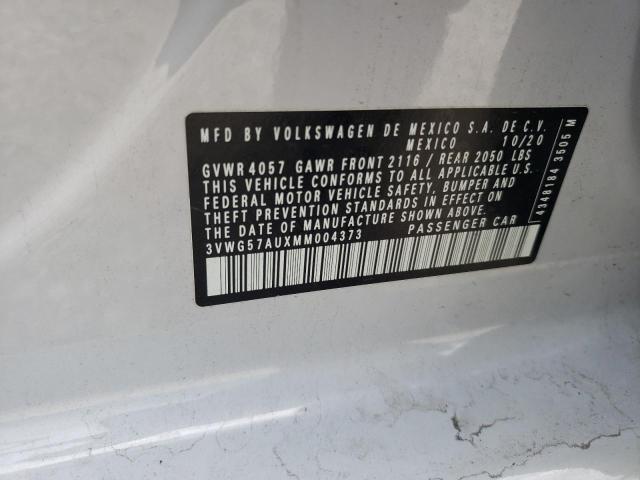 2021 VOLKSWAGEN GOLF - 3VWG57AUXMM004373