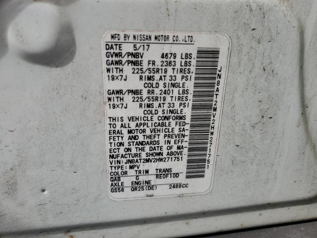 2017 NISSAN ROGUE S - JN8AT2MV2HW271751