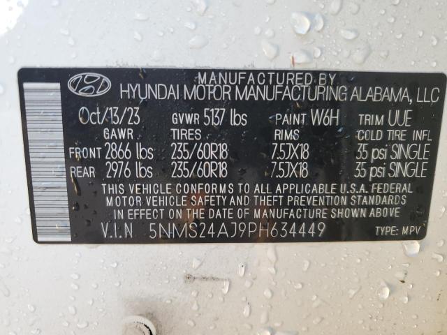 2023 HYUNDAI SANTA FE S - 5NMS24AJ9PH634449