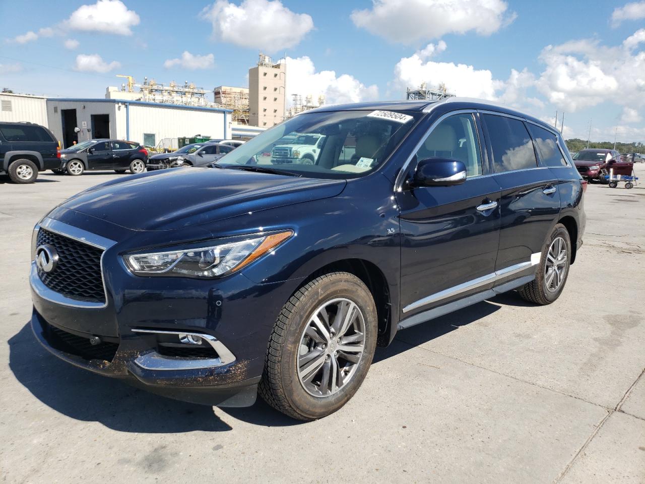 INFINITI QX60 LUXE 2020 blue  gas 5N1DL0MN9LC528116 photo #1