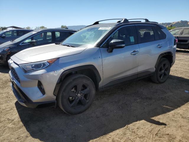 TOYOTA RAV4 XSE 2021 silver  hybrid engine 4T3E6RFV6MU053802 photo #1