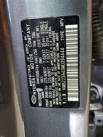 2021 HYUNDAI TUCSON SE - KM8J23A43MU394444