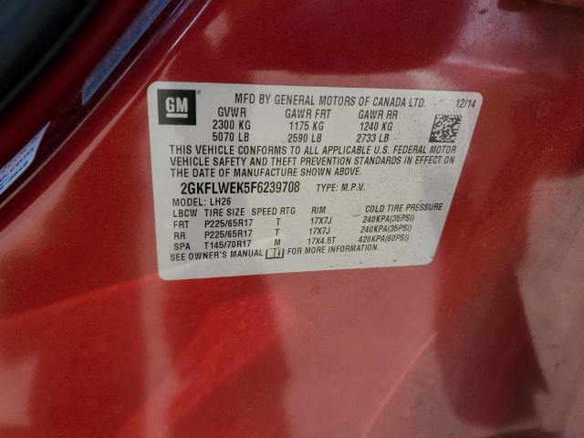 2015 GMC TERRAIN SL - 2GKFLWEK5F6239708