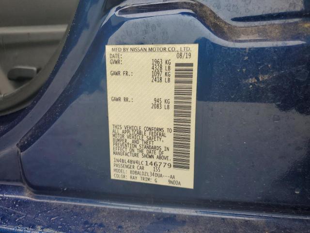 2020 NISSAN ALTIMA S - 1N4BL4BV4LC146779