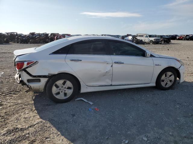 HYUNDAI SONATA HYB 2012 white  hybrid engine KMHEC4A42CA026034 photo #4