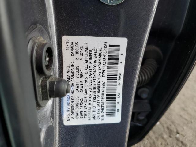 2017 HONDA CIVIC EX - 2HGFC1F35HH638357