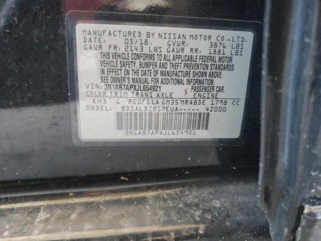 2018 NISSAN SENTRA S - 3N1AB7APXJL654921