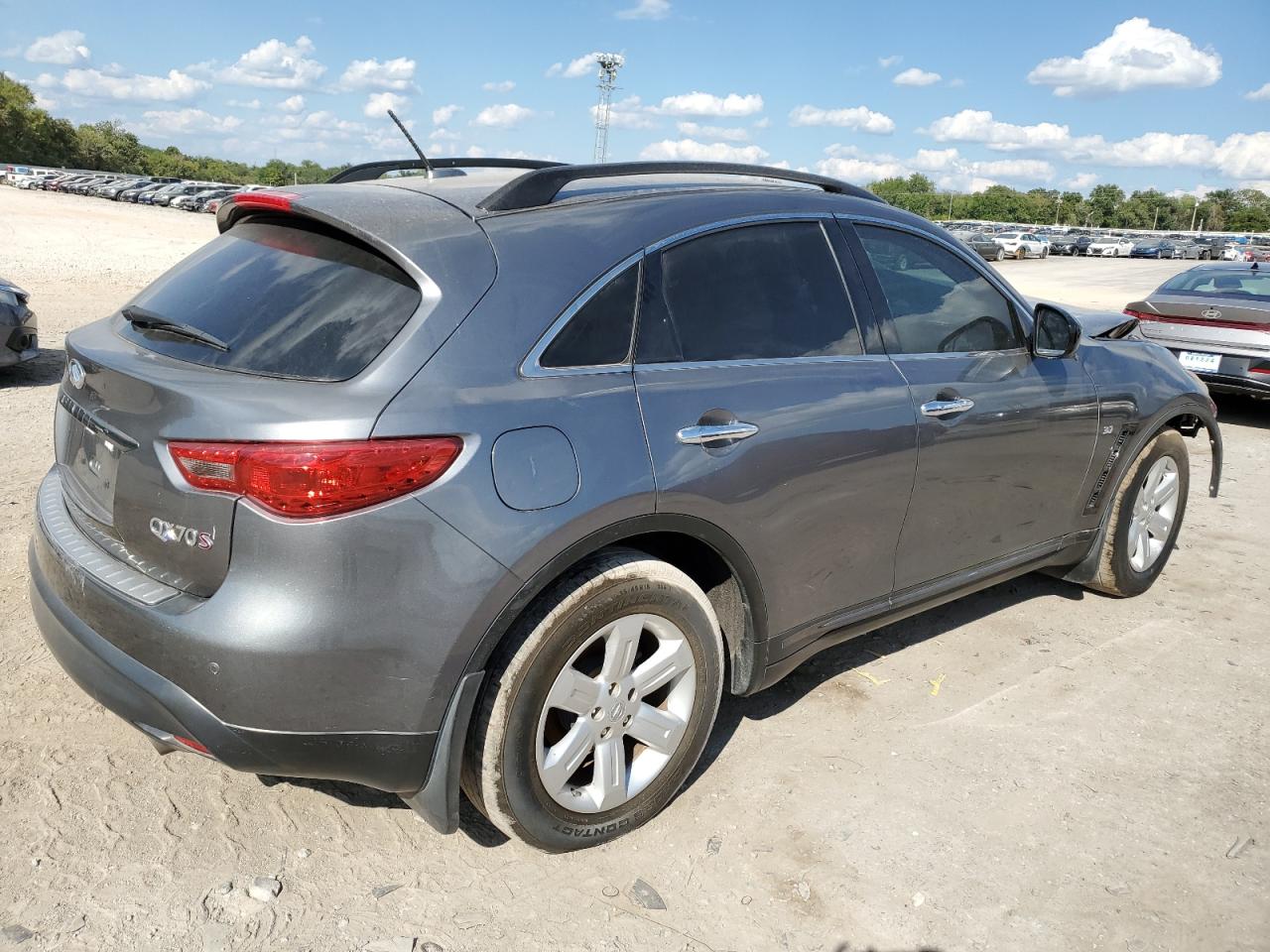 INFINITI QX70 2016 gray 4dr spor gas JN8CS1MUXGM671483 photo #4