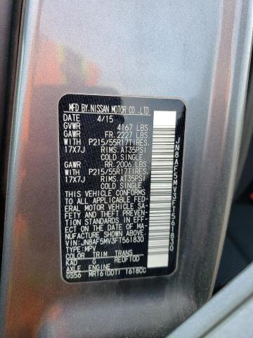 2015 NISSAN JUKE S - JN8AF5MV3FT561830