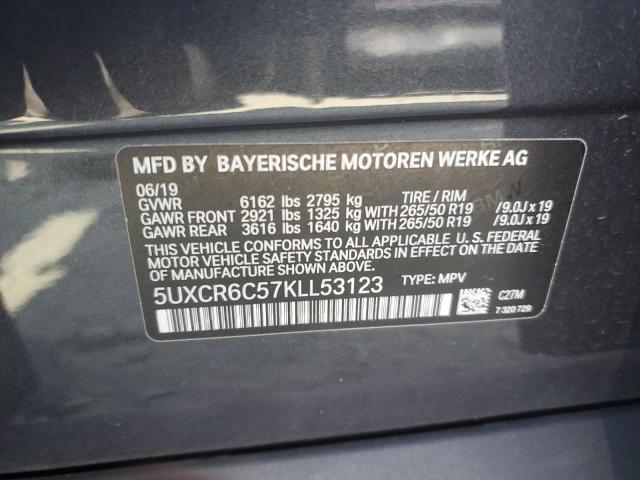 VIN 5UXCR6C57KLL53123 2019 BMW X5, Xdrive40I no.13