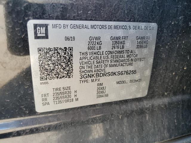 2019 CHEVROLET BLAZER 3LT - 3GNKBDRS0KS676255