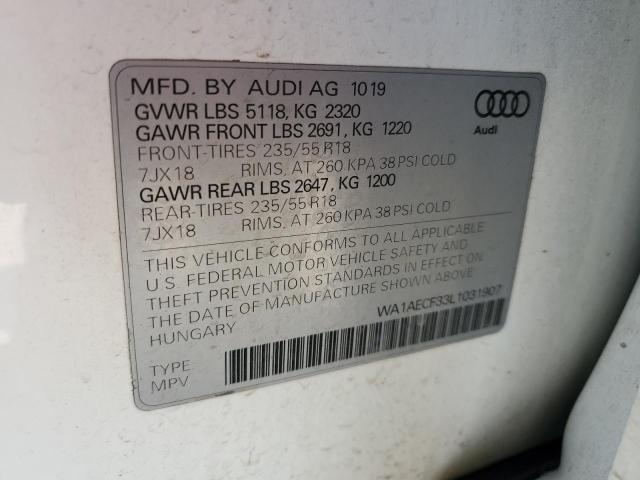 2020 AUDI Q3 PREMIUM - WA1AECF33L1031907